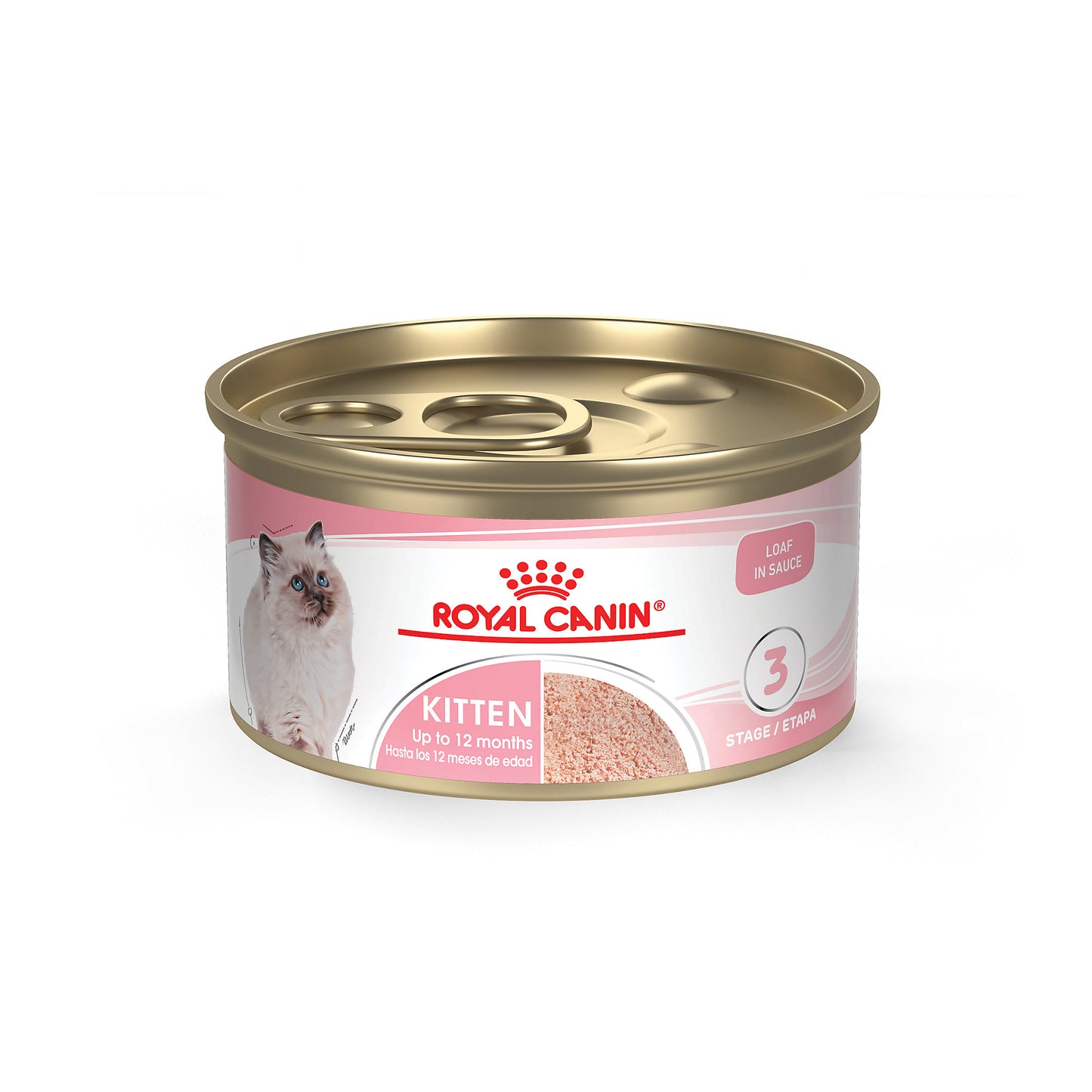 Royal Canin® Feline Health Nutrition™ Kitten Loaf In Sauce Canned Cat Food, 3 oz, 24 count