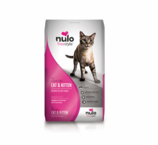 Nulo FreeStyle Cat & Kitten Grain-Free Chicken & Cod 12LB Bag